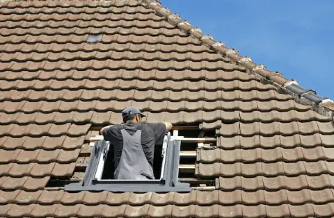 Pose de velux au Pin